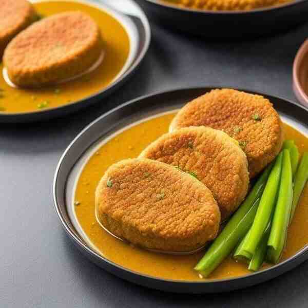 Рубленые котлеты в луковом соусе